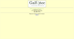 Desktop Screenshot of galitecconsultores.com